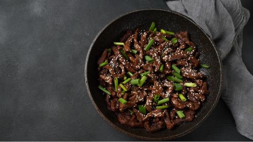 Mongolian Lamb dish 