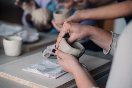 pottery making