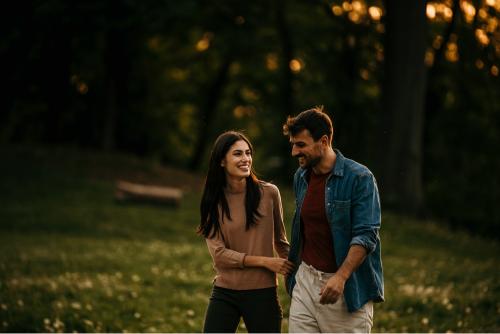 sunset walk