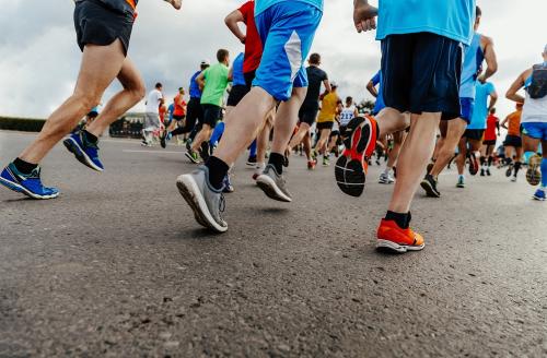 people running 